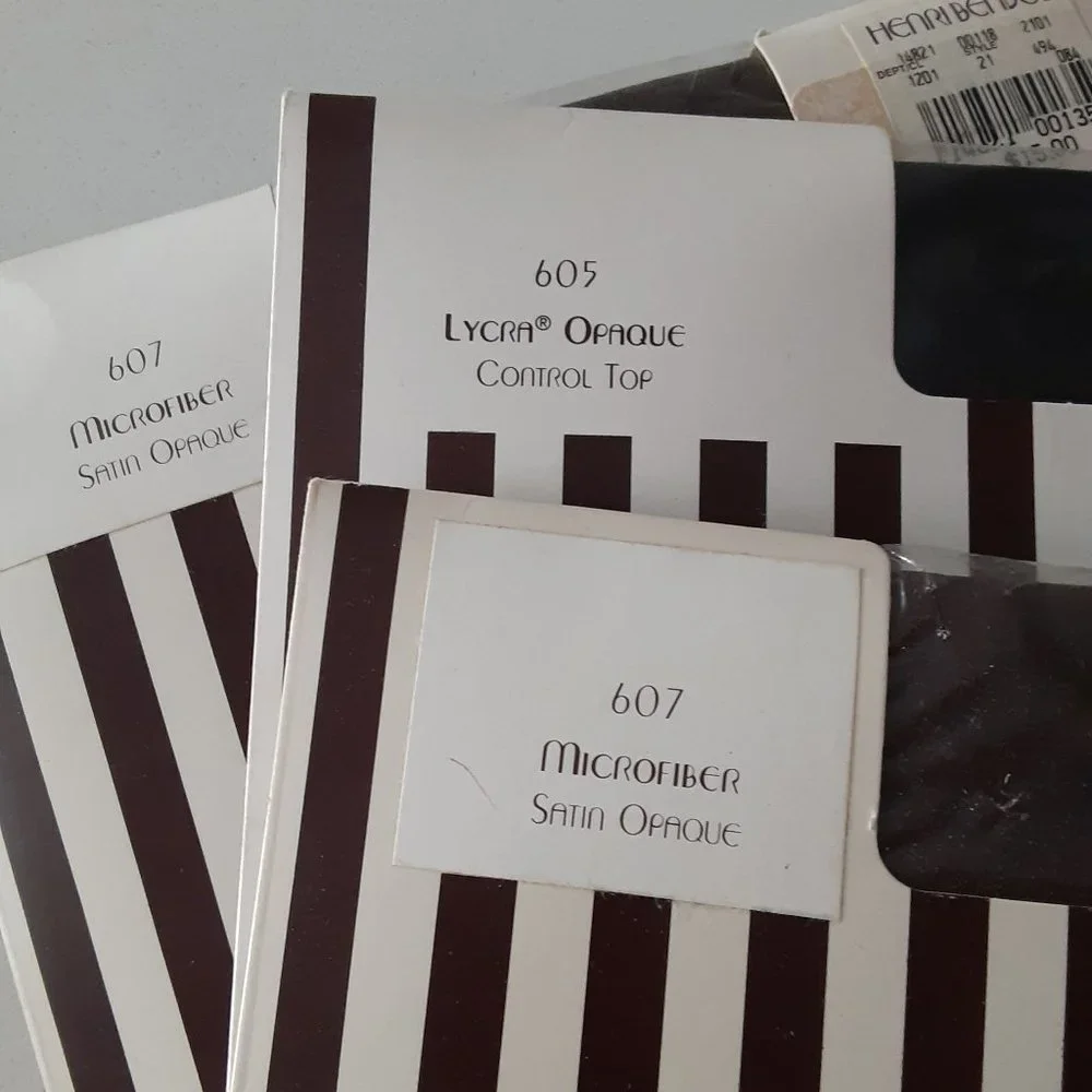Henri Bendel NYC vintage pantyhose 3 pair - Never used